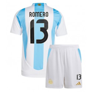 Argentina Cristian Romero #13 Replika Babytøj Hjemmebanesæt Børn Copa America 2024 Kortærmet (+ Korte bukser)